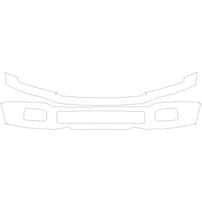 2018-2020 Ford F-150 Limited 3M Pro Series Clear Bra Front Bumper Paint Protection Kit