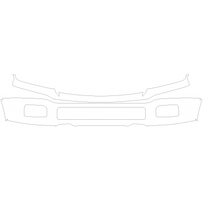 2019-2020 Ford F-150 Shelby 3M Front Bumper Clear Bra Front Bumper Paint Protection Kit