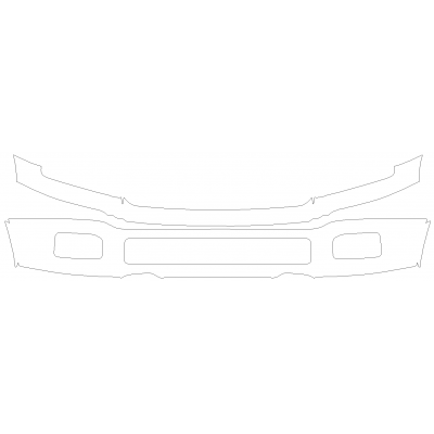 2018-2020 Ford F-150 XL, XLT 3M Pro Series Clear Bra Front Bumper Paint Protection Kit
