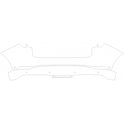 2021-2023 Ford Mach E Premium 3M Pro Series Clear Bra Rear Bumper Paint Protection Kit