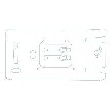 2021-2026 Ford Bronco Tailgate 3M Pro Series Clear Bra Kit