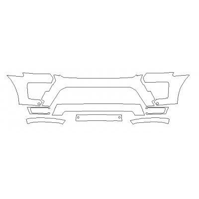 2022-2024 Ford Expedition 3M Pro Series Clear Bra Front Bumper Paint Protection Kit
