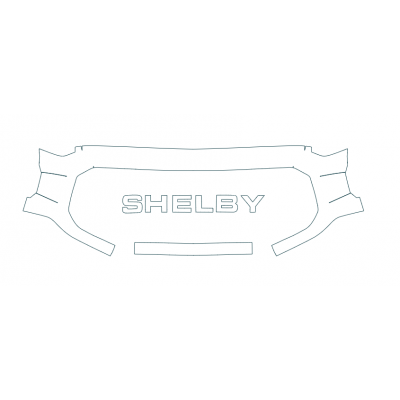 2021-2023 Ford F-150 Shelby, Shelby Super Snake 3M Grille Kit Clear Bra Front Bumper Paint Protection Kit