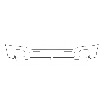 2011-2016 Ford F350/450 Super Duty 3M Pro Series Clear Bra Front Bumper Paint Protection Kit