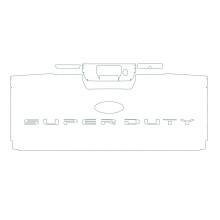 2023-2026 Ford Super Duty F250, 350 Tailgate 3M Pro Series Clear Bra Paint Protection Film Kit