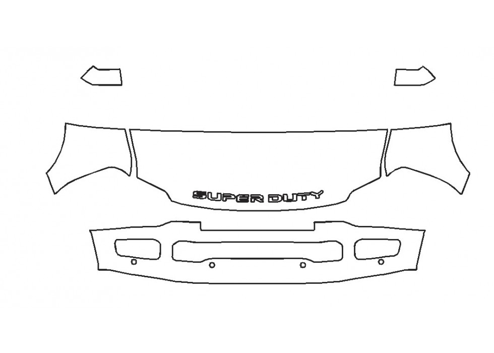 2023-2024 Lincoln Corsair Front Bumper 3M Pro Series Paint Protection Film  Kit.