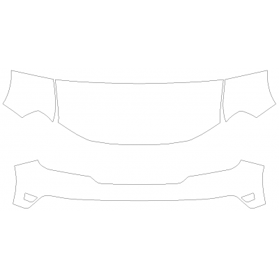 2022-2024 Ford Maverick Deluxe 3M Pro Series Clear Bra Kit