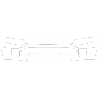 2014-2015 GMC Sierra 1500 Denali 3M Pro Series Clear Bra Front Bumper Paint Protection Kit