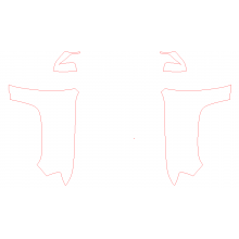 2015-2020 GMC Canyon 3M Pro Series Clear Bra Full Fenders Paint Protection Kit