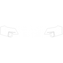 2021-2022 GMC Canyon AT4 Elevation Front Bumper 3M Pro Series Clear Bra Kit