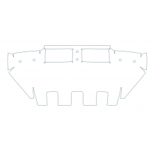 2022-2025 GMC Hummer EV 3M Pro Series Clear Bra Skid Plate Paint Protection Kit