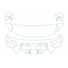 2022-2025 GMC Hummer EV 3M Pro Series Clear Bra Deluxe Paint Protection Kit