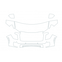 2025-2026 GMC Yukon & Yukon XL: Elevation, Denali, Denali Ultimate 3M Pro Series Clear Bra Deluxe Paint Protection Film Kit