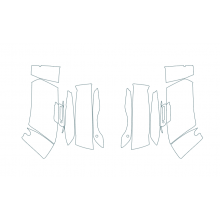 2024-2026 Harley Davidson CVO Road Glide 3M Pro Series Saddlebags Paint Protection Film Kit