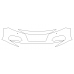 2018-2022 Infiniti Q50 Sport 3M Pro Series Clear Bra Front Bumper Paint Protection Kit