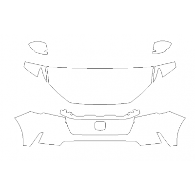 2023-2024 Honda CR-V EX, Sport 3M Pro Series Clear Bra Deluxe Paint Protection Kit