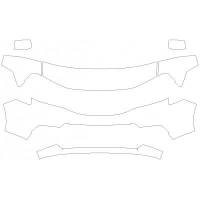 2012-2015 Honda Pilot 3M Pro Series Clear Bra Deluxe Paint Protection Kit