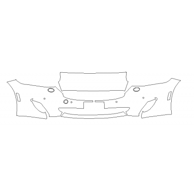 2012-2021 Jaguar XKR R Type 3M Pro Series Clear Bra Paint Protection Front Bumper Film Kit