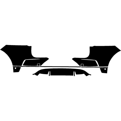 2019-2020 Jaguar I-Pace 3M Pro Series Clear Bra Rear Bumper Paint Protection Kit