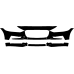2020 Jaguar XE Base, S 3M Pro Series Clear Bra Front Bumper Paint Protection Kit