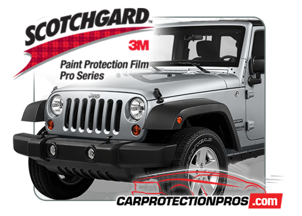 2019-2023 Jeep Wrangler Rubicon 3M Pro Series Clear Bra Kit protects your  Grille