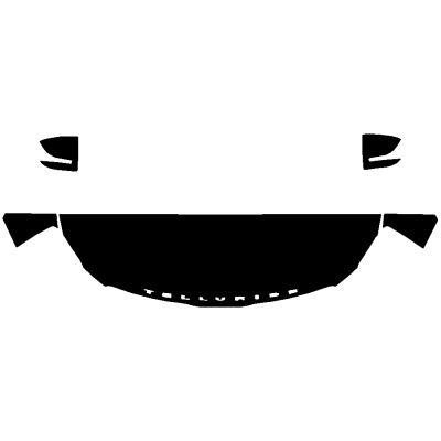 2020-2022 Kia Telluride Standard 3M Pro Series Clear Bra Kit