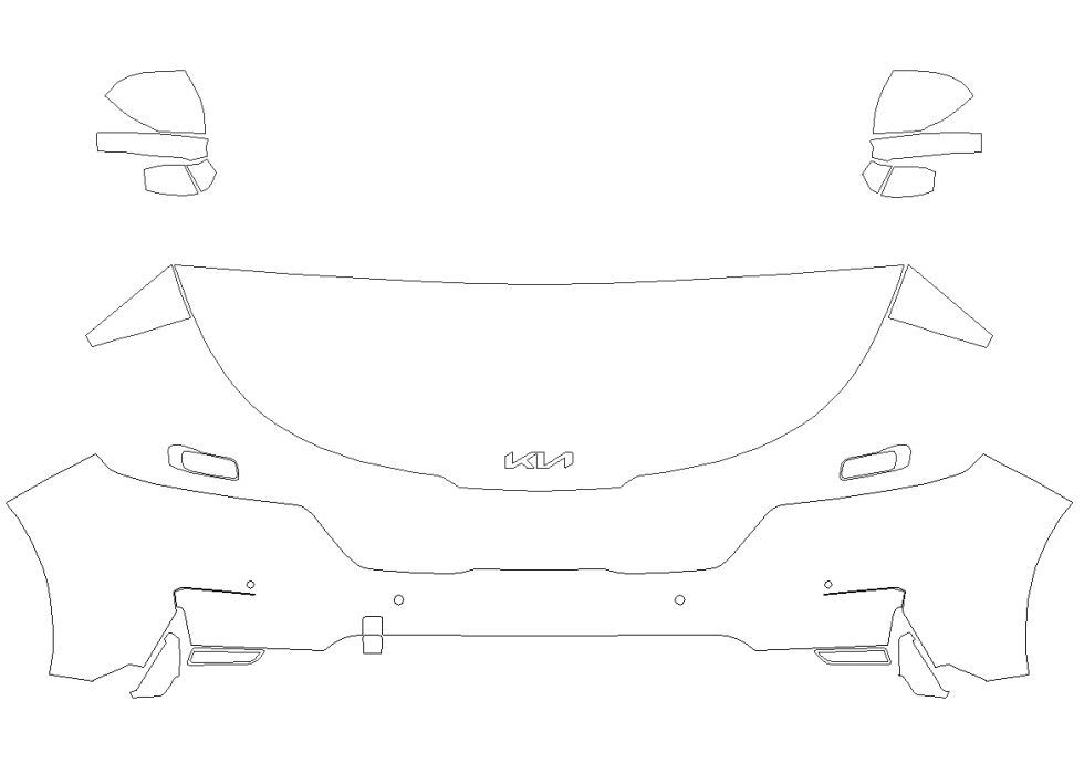 2022-2024 Kia Carnival Front Mud Guards