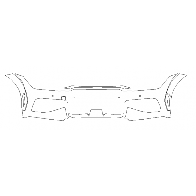 2022-2023 Kia EV6 GT-Line Pro Series Clear Bra Front Bumper Paint Protection Kit