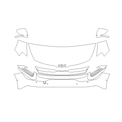 2023-2024 Kia Sportage 3M Pro Series Clear Bra Deluxe Paint Protection Kit