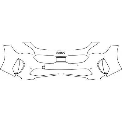 2022-2023 KIA Stinger GT-Line, GT1, GT2 3M Pro Series Clear Bra Front Bumper Paint Protection Kit