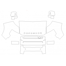 2020-2025 Land Rover Defender 110 3M Pro Series Clear Bra Deluxe Paint Protection Kit