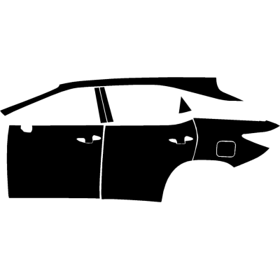 2016-2019 Lexus RX 350 & 450h Base F-Sport 3M Pro Series Clear Bra Left Door and Fender Paint Protection Kit
