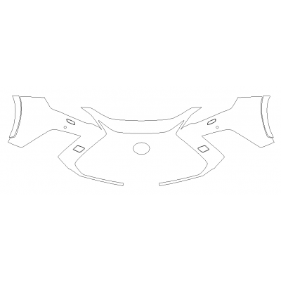 2022-2025 Lexus NX F-Sport 3M Pro Series Clear Bra Front Bumper Paint Protection Kit