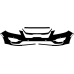 2019 Lincoln MKC 3M Pro Series Clear Bra Front Bumper Paint Protection Kit