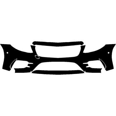 2017-2020 Mercedes E 43, E 53 AMG Sedan 3M Pro Series Clear Bra Front Bumper Paint Protection Kit