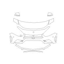 2019-2022 Mercedes-Benz A-Class AMG 3M Pro Series Clear Bra Deluxe Paint Protection Kit