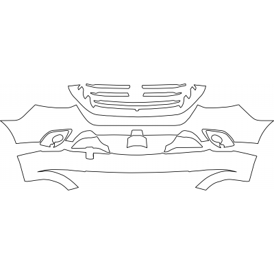 2019-2022 Mercedes Benz Sprinter 3M Pro Series Clear Bra Front Bumper Paint Protection Kit