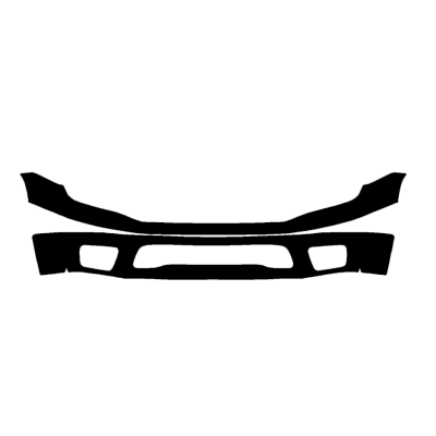 2017-2019 Nissan Titan S, SV, SL 3M Pro Series Clear Bra Front Bumper Paint Protection Kit