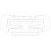 2020-2024 Nissan Titan XD Platinum Reserve 3M Pro Series Clear Bra Grille Paint Protection Kit