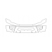 2020-2024 Nissan Titan Platinum Reserve 3M Pro Series Clear Bra Front Bumper Paint Protection Kit