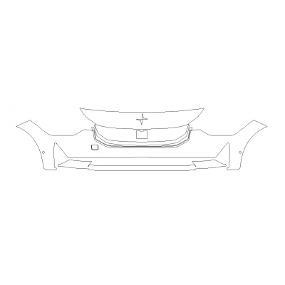2021-2023 Polestar 2 3M Pro Series Clear Bra Front Bumper Paint Protection Kit