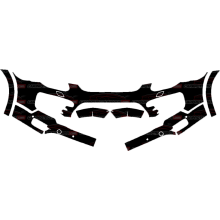 2011-2014 Porsche Cayenne Turbo, GTS 3M Pro Series Clear Bra Front Bumper Paint Protection Kit