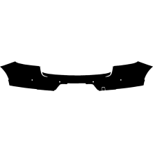 2019-2021 Porsche Macan Base, S 3M Pro Series Clear Bra Rear Bumper Paint Protection Kit