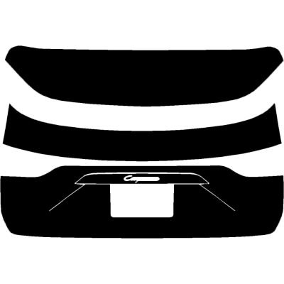 2019-2021 Porsche Cayenne Base 3M Pro Series Clear Bra Trunk Lid Paint Protection Kit
