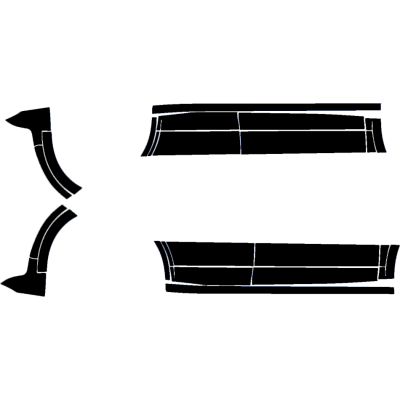 2019-2021 Porsche Cayenne Base 3M Pro Series Clear Bra Rocker Panel Paint Protection Kit