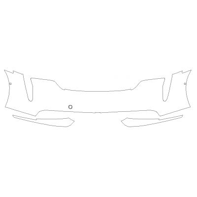 2020-2024 Porsche Taycan 4S, Turbo, Turbo S 3M Pro Series Clear Bra Front Bumper Paint Protection Kit