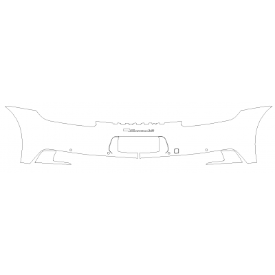 2020-2021 Porsche 911 Carrera, S, 4S, Sport Design 3M Clear Bra Rear Bumper Paint Protection Kit