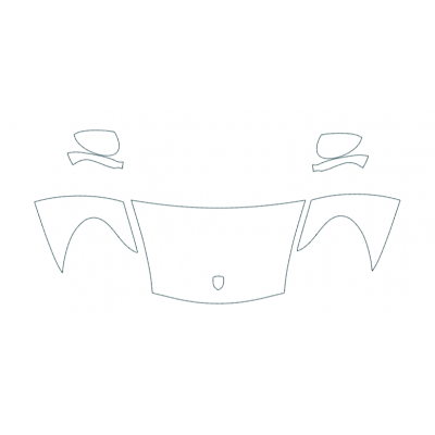 2001-2005 Porsche 911 Turbo Coupe 3M Pro Series Clear Bra Standard Paint Protection Film Kit