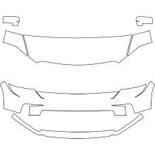 2017-2018 Ram 1500 Sport 3M Pro Series Clear Bra Deluxe Paint Protection Kit