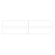 2013-2018 Dodge RAM 2500,3500 All Models 3M Pro Series Clear Bra Door Sills Paint Protection Film Kit